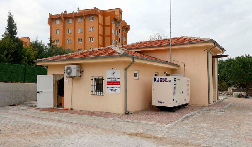 Uşak Kemalöz'deki TOKİ'ler için yeni bir atık su terfi merkezi yapıldı