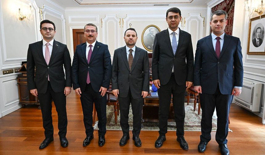 Uşak heyeti, Ankara'da 2 önemli ziyarette bulundu