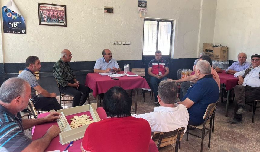 Uşak'ın Dağyenice, Çatalbayır, Çarıkköy, Karayakuplu, Kavacık, Akarca, Poslu ve Kışla köylerinde üreticiyle buluştular