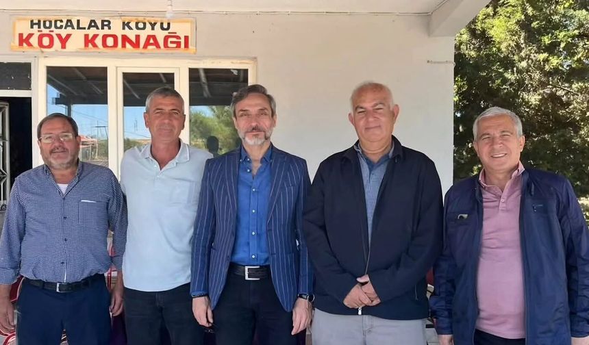 Uşak Hocalar köyü sakinlerinin talep ve beklentilerini dinledi