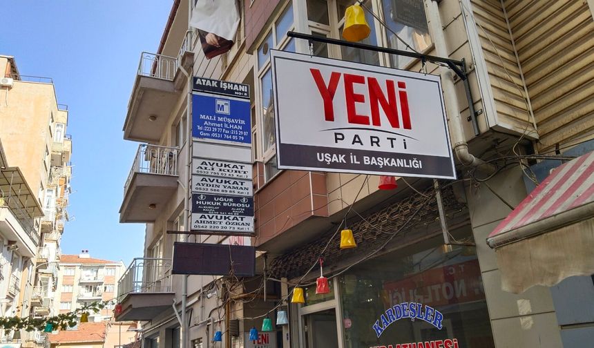 Uşak Yeni Parti'nin Merkez İlçe Başkanı ön seçimle belirlenecek