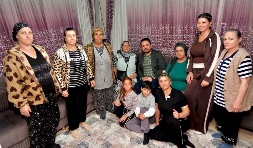 Uşak Karaağaç Mahallesi ikamet eden Roman vatandaşlarla buluştu