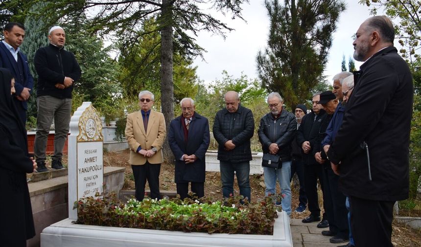 Kütahyalı ressam Ahmet Yakupoğlu vefat yıldönümünde anıldı