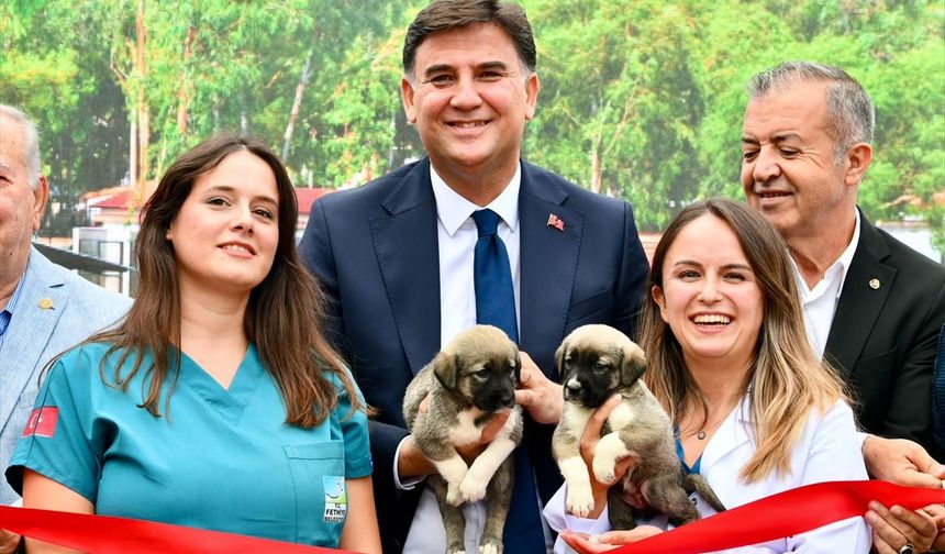 Fethiye'de yenilenen hayvan bakımevi hizmete açıldı
