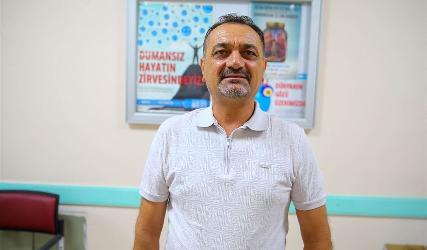 Uşak'ta yaşayan Hikmet Mutu, sigarayı bırakıp sağlıklı bir hayata merhaba dedi
