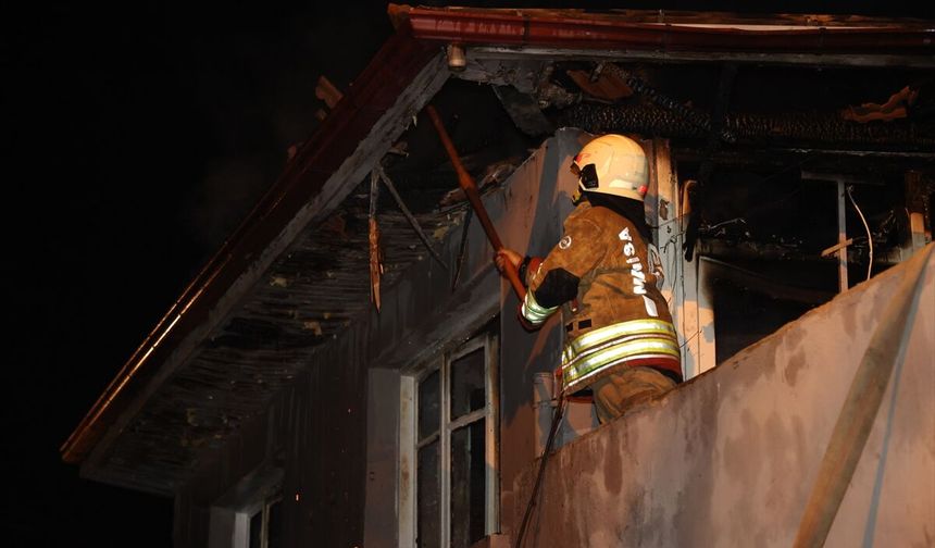 Kula Seyitali Mahallesi'ndeki yangından etkilenen Metin Balcı, kurtarılamadı