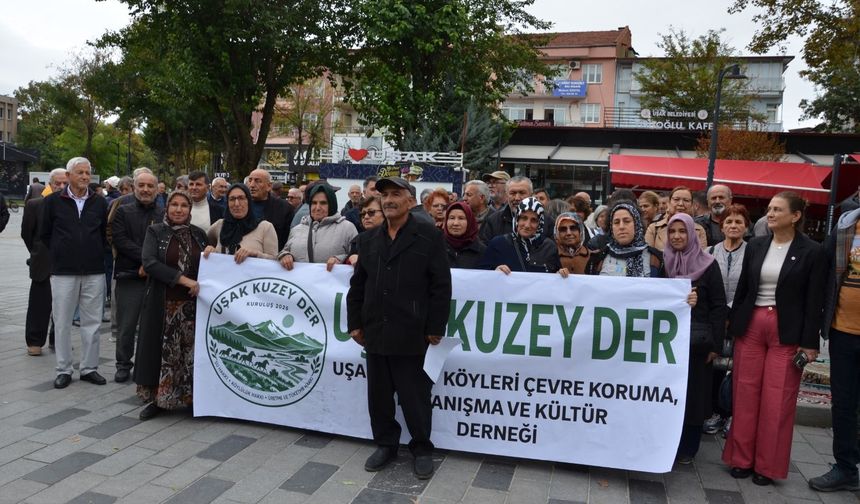 Uşak'ın köylerinin suyu ve toprağı zarar görürse, şehirdeki sofraların bereketi kalmaz