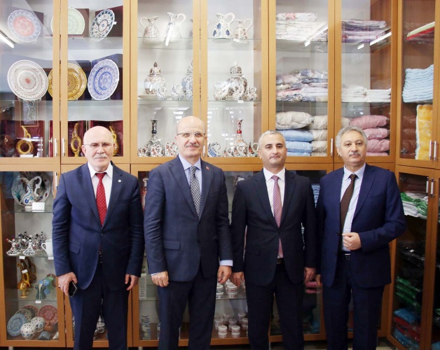 YÖK Başkanı Prof. Dr. Erol Özvar, Uşak'ta ziyaretlerde bulundu