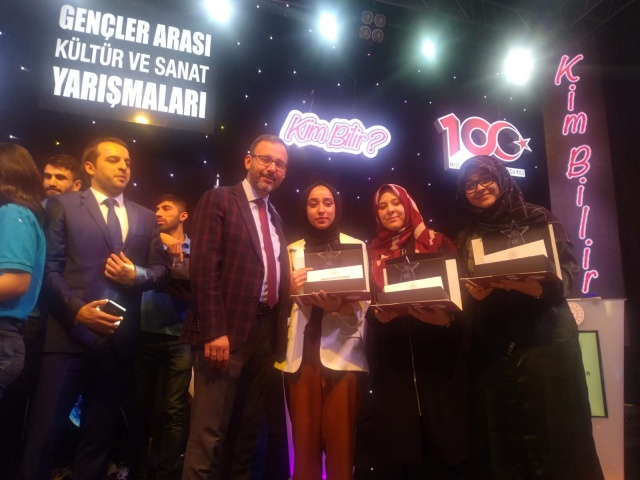 UŞAK FEVZİ ÇAKMAK KIZ İMAM HATİP LİSESİ TÜRKİYE 1.Sİ OLDU