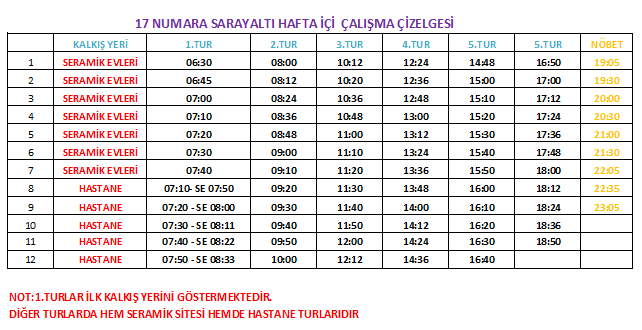 Otobüs Seferlerimiz (12)