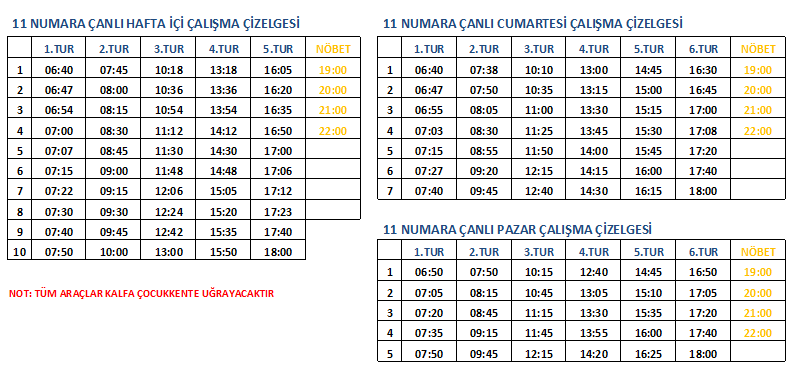 Otobüs Seferlerimiz (5)