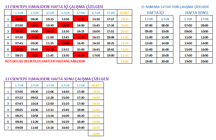 Otobüs Seferlerimiz (7)