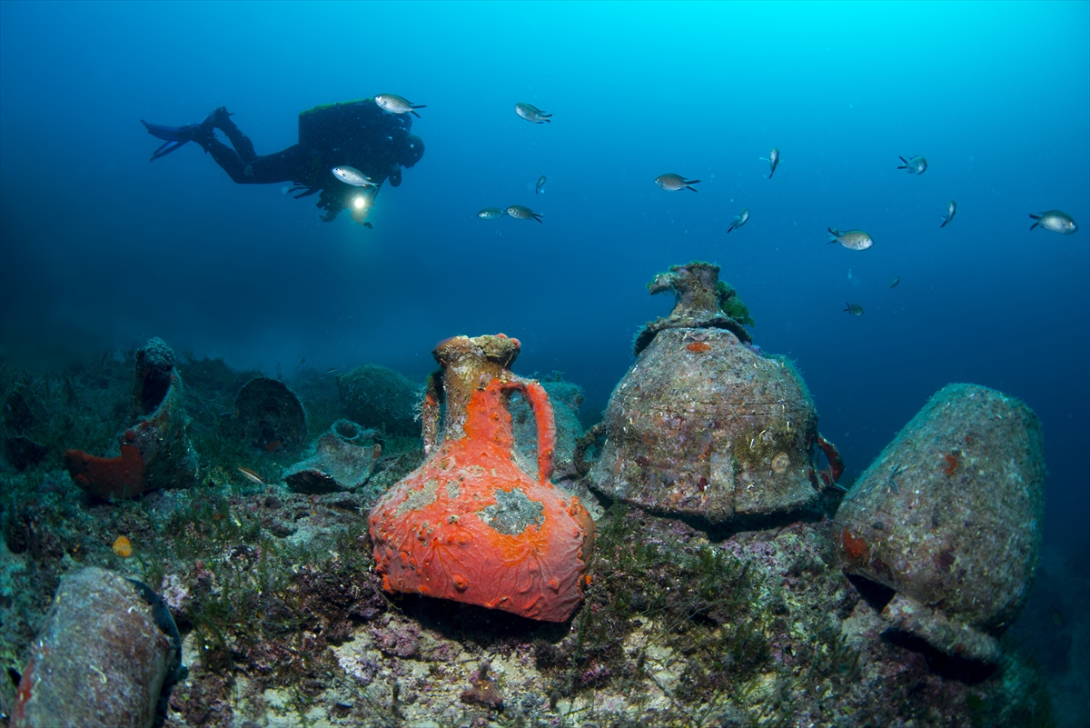 Çeşme'deki su altı zenginlikleri büyük ilgi görüyor