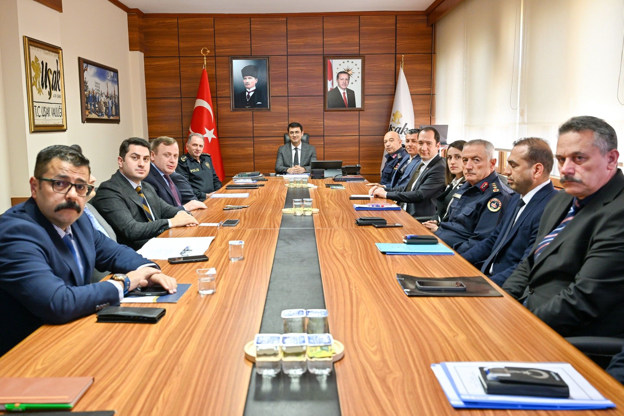 Uşak’ın huzuru için ‘İl Güvenlik, Asayiş ve Koordinasyon Kurulu Toplantısı’ gerçekleştirildi